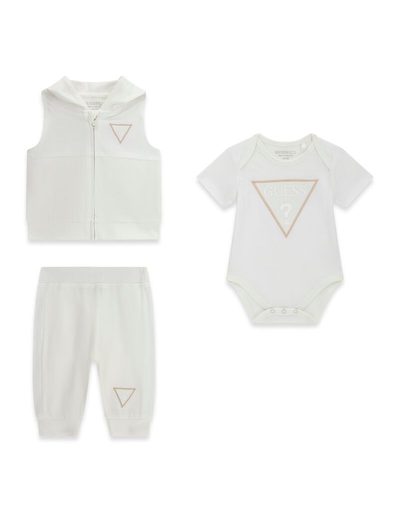 جيس set hooded vest ss body pants