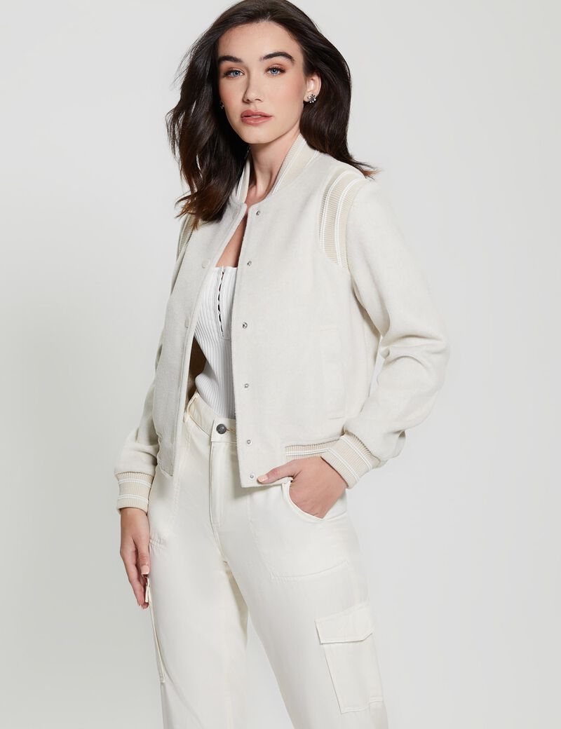 Back Logo Bomber Jacket