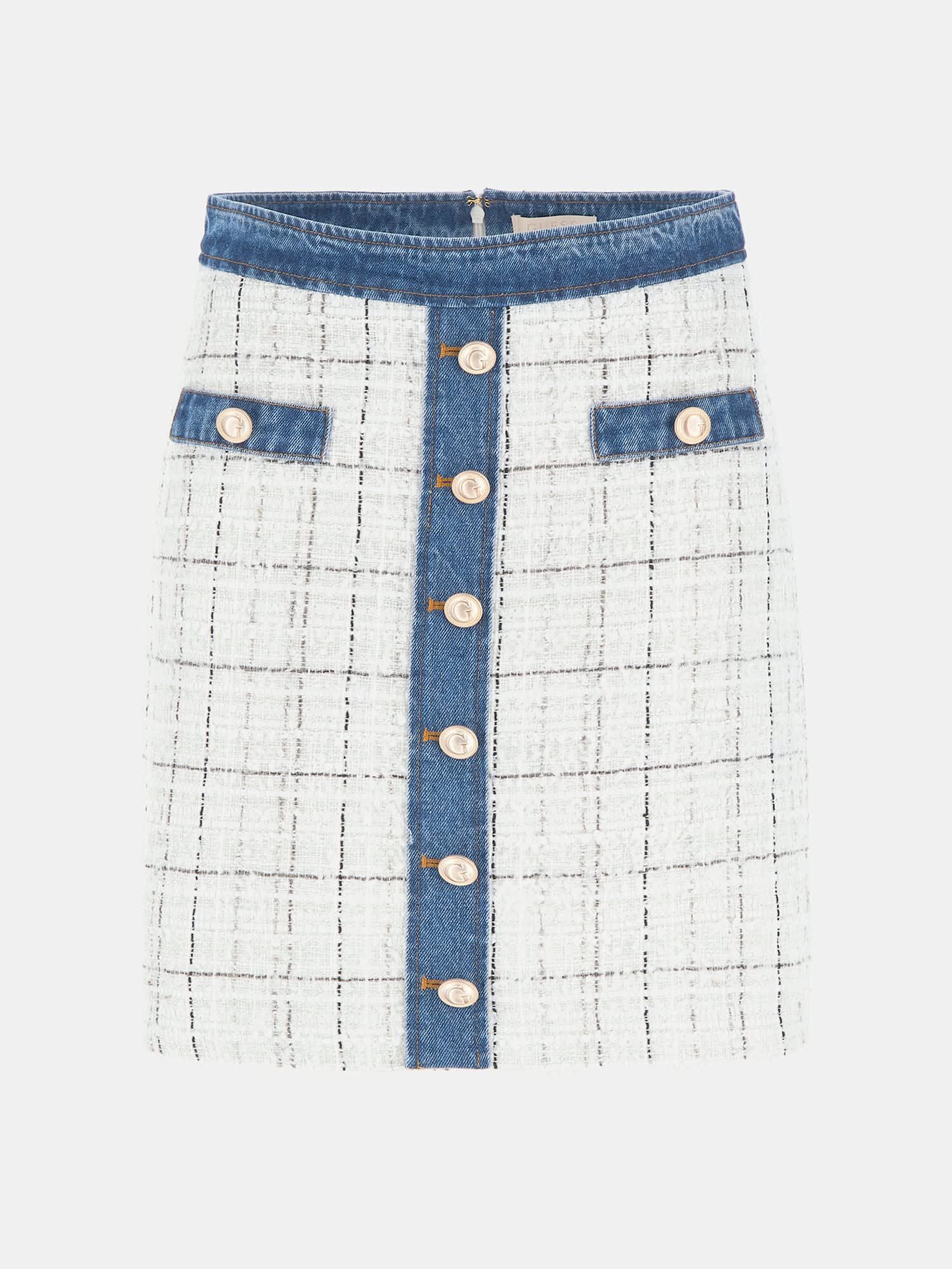 Overall cheap tweed skirt