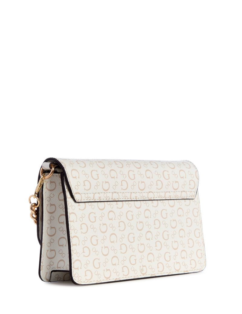 Saffron crossbody flap bag