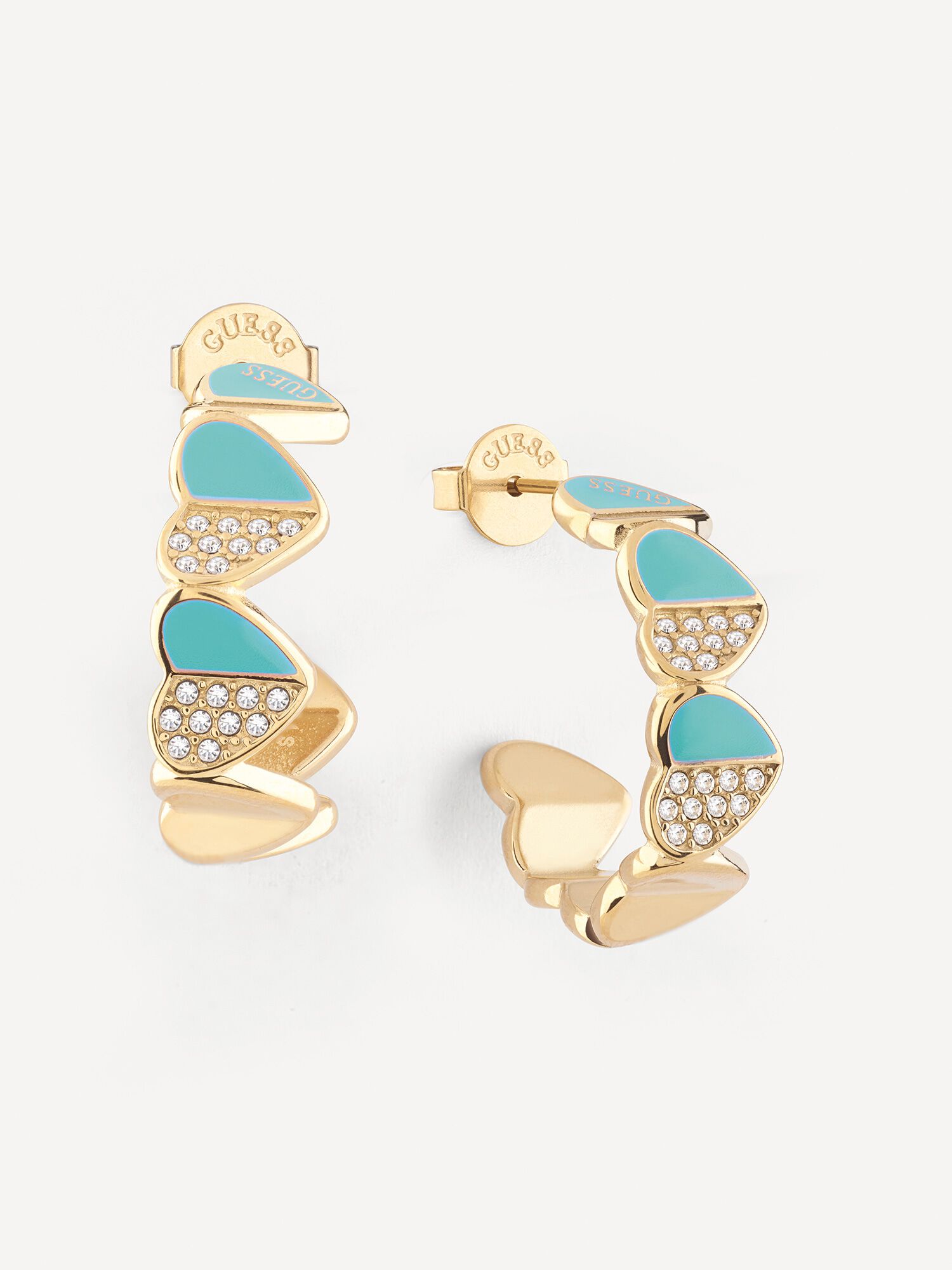 Guess gold earrings top