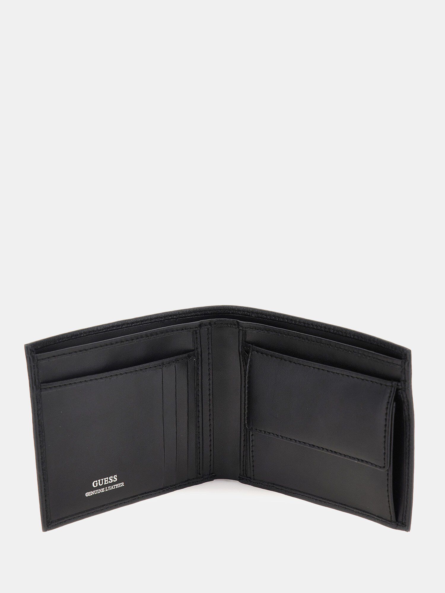 Shop GUESS Online Fidenza Genuine Leather Wallet