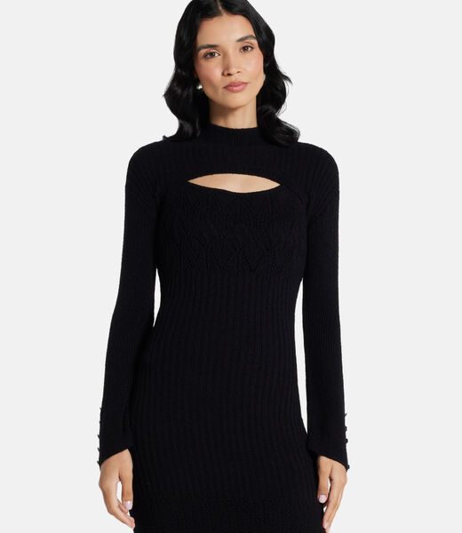 Twin-set long sweater dress