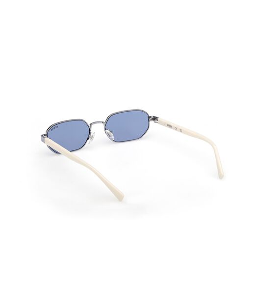 Geometric full rim sunglasses