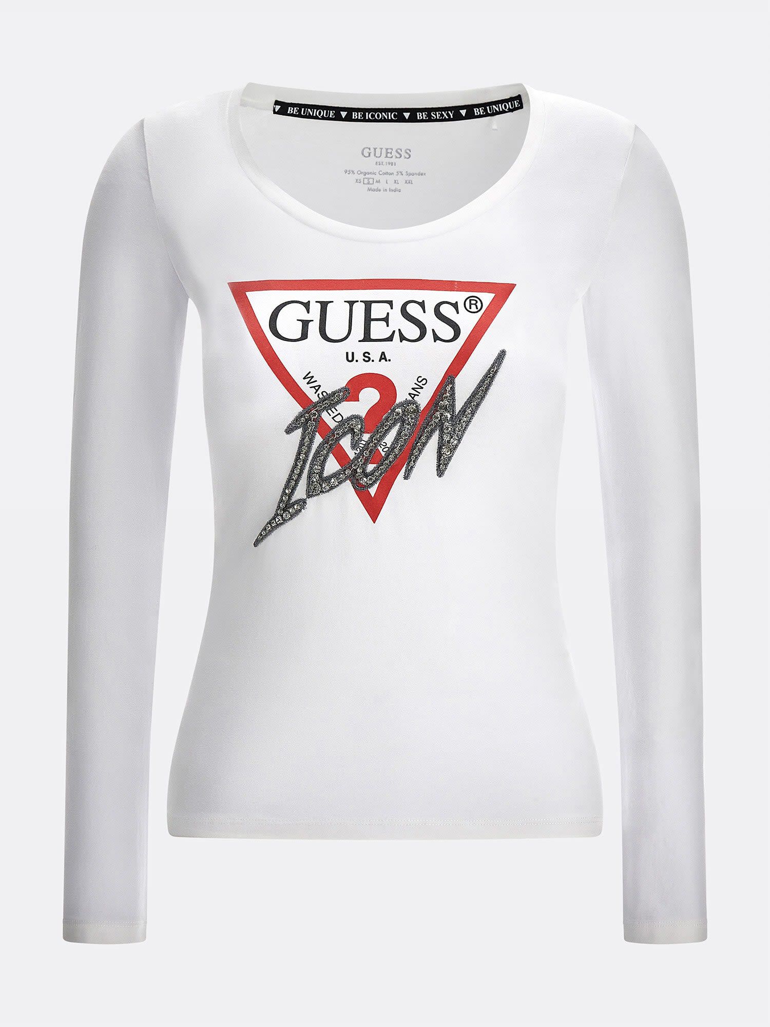 Shop GUESS Online Icon Logo T Shirt