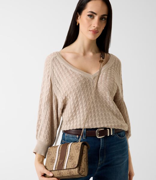 Noelle Logo Crossbody Bag