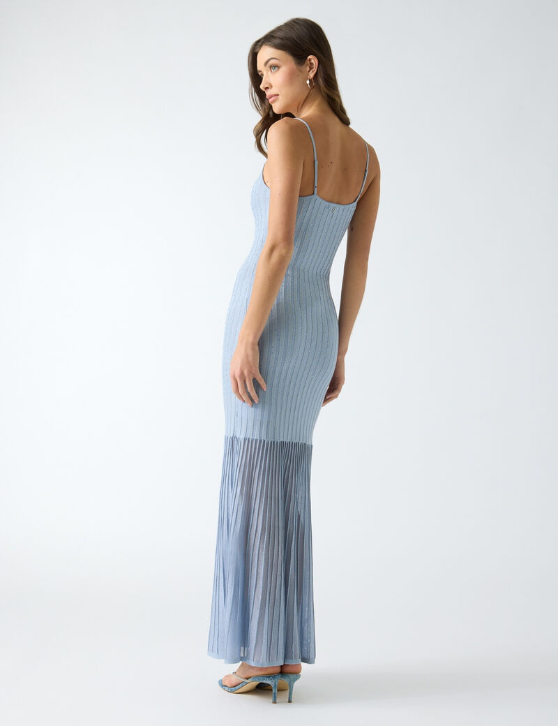 Ribbed long dress