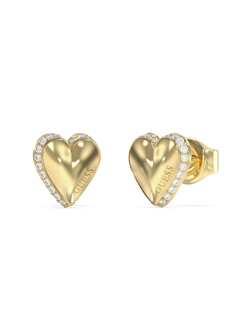8mm heart studs