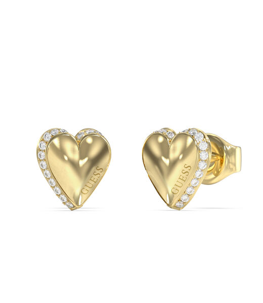 8mm heart studs