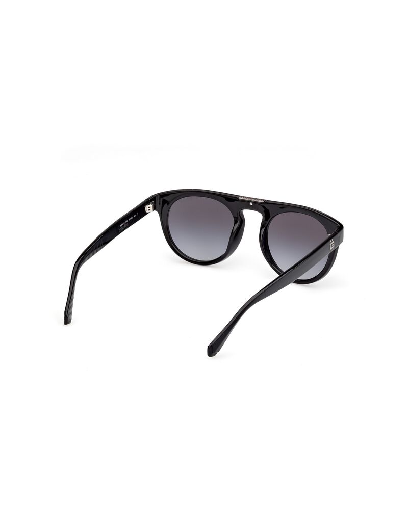 guess round gradient smoke sunglasses