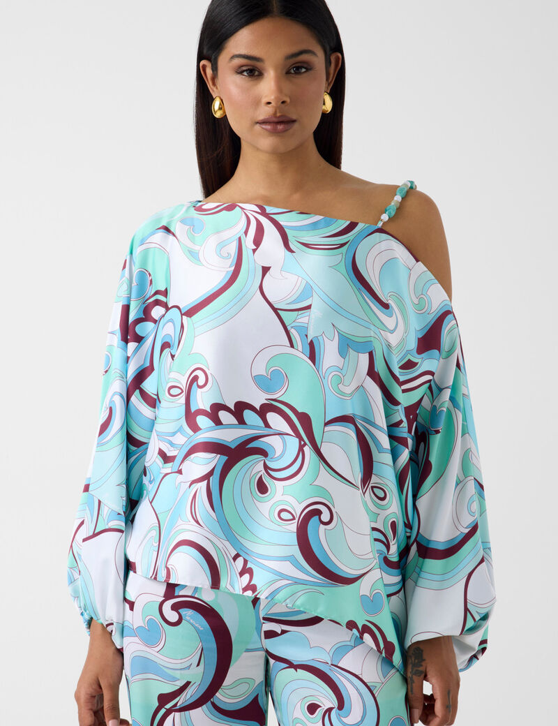 Marciano one-shoulder blouse