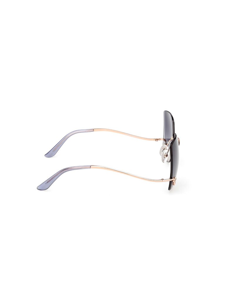 Raelynn Square Rimless Sunglasses