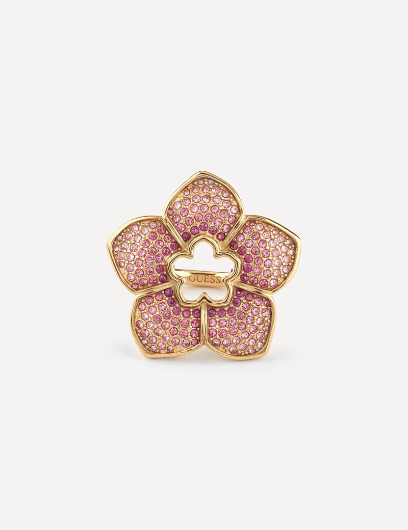 35Mm Pave Flower Maxi Ring