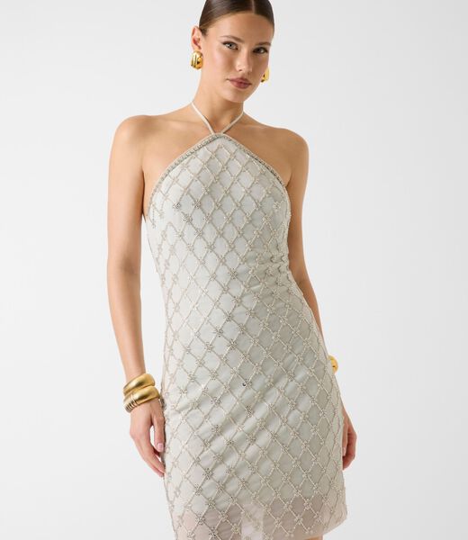 Marciano crystal mini dress