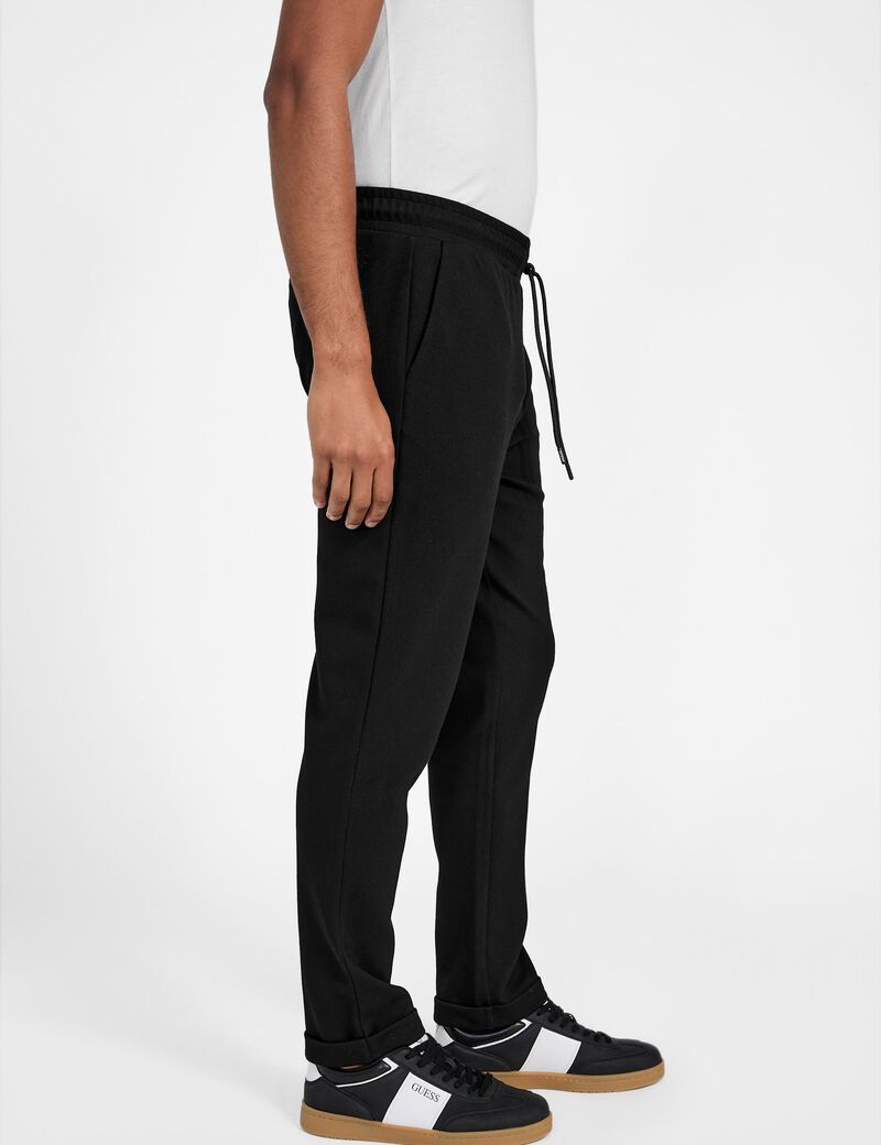 Giovanni textured jogger pants