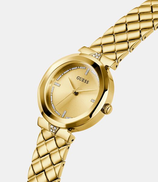 Analogue watch with crystal appliqu&eacute;