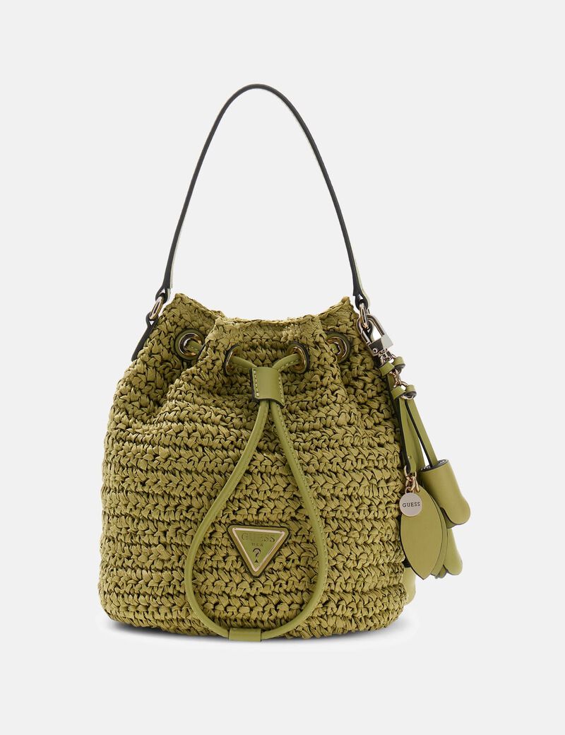 guess ofelia top handle bucket bag