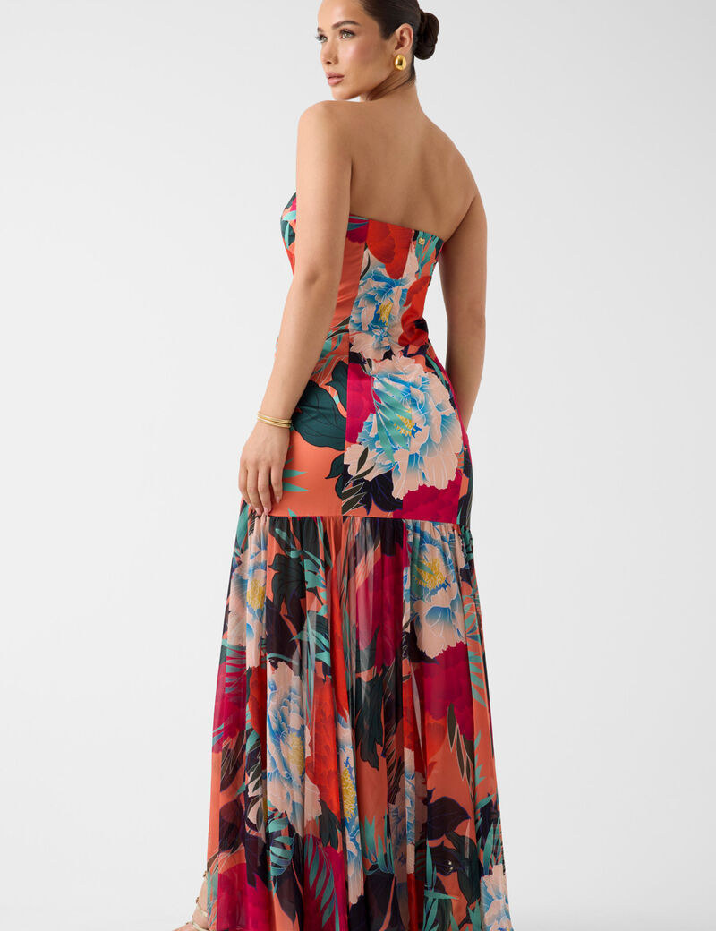 Marciano strapless maxi dress
