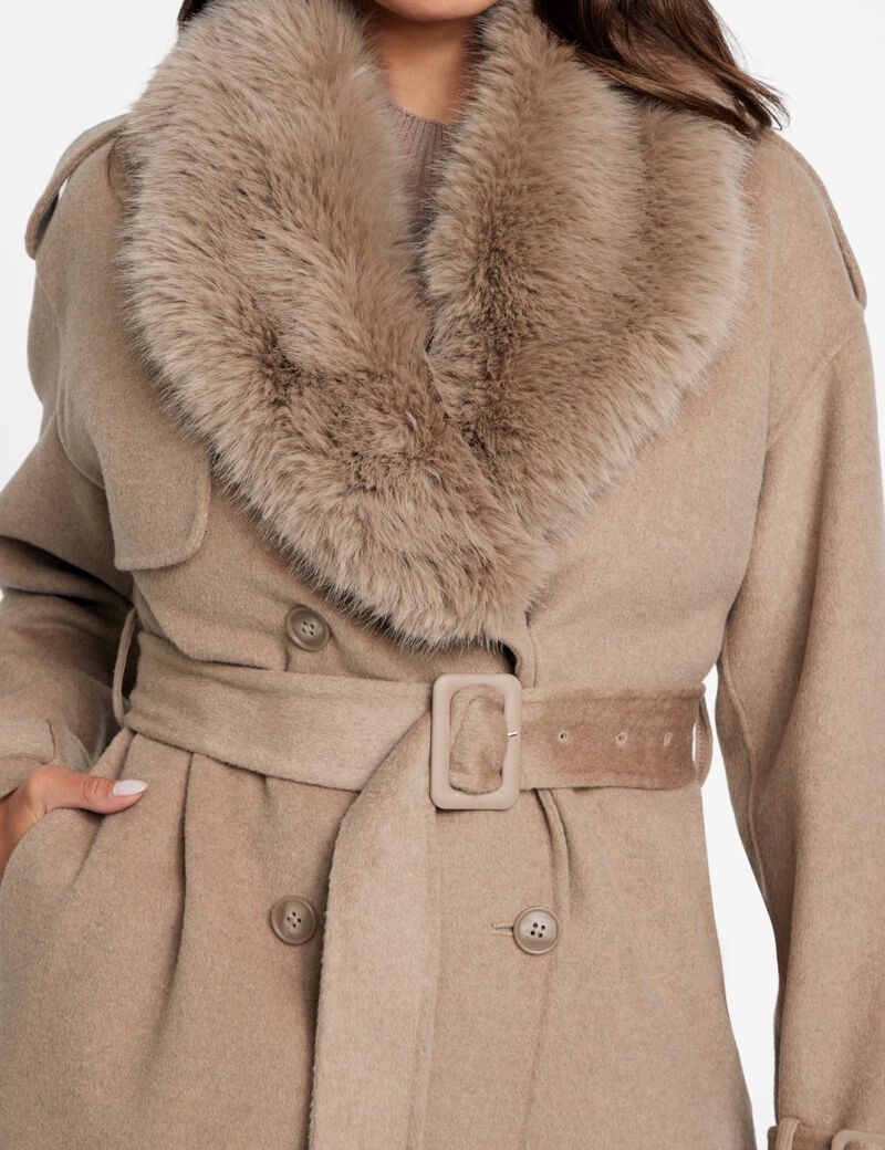 Marciano wool-blend coat