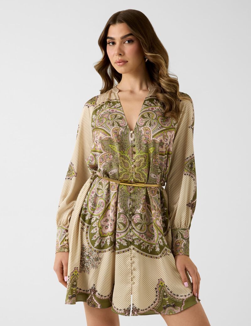 Khlifia fit & flare dress