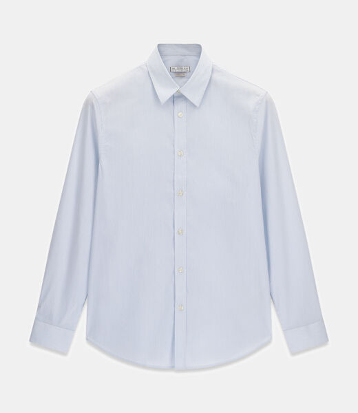 Long-Sleeve micro stripe shirt