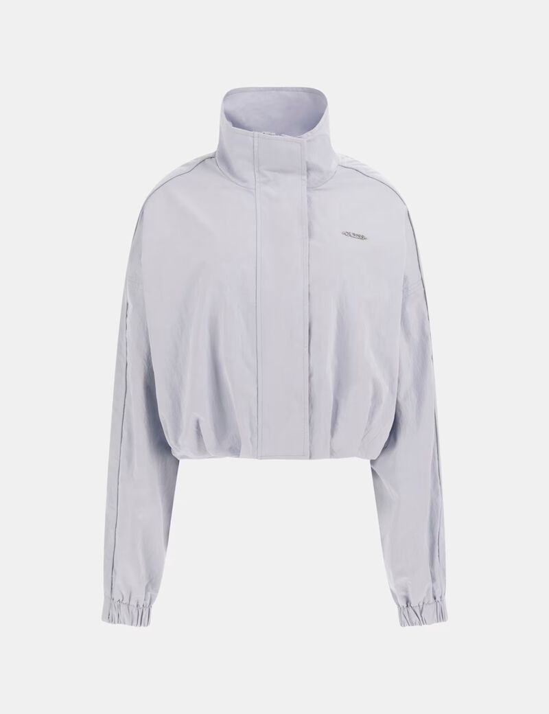 Cropped nylon jacket