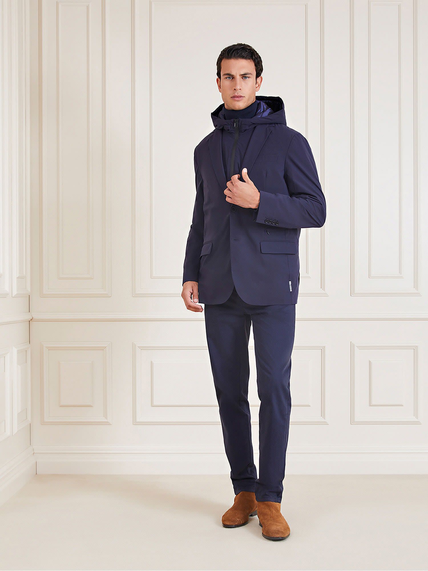 Blazer GUESS BY MARCIANO Avec Poches Appliquées - Taille M/42, Couleur Sable, Neuf Avec étiquettes