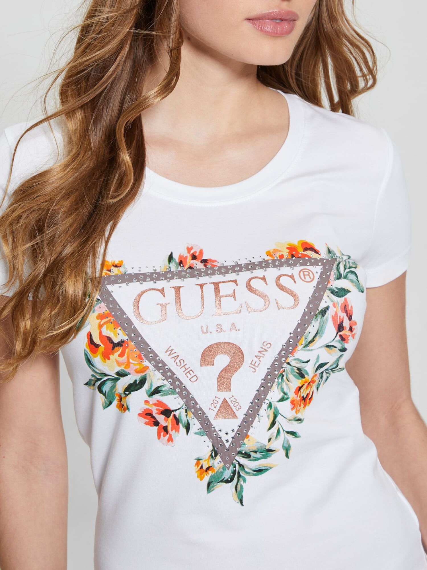 Guess flower shirt new arrivals