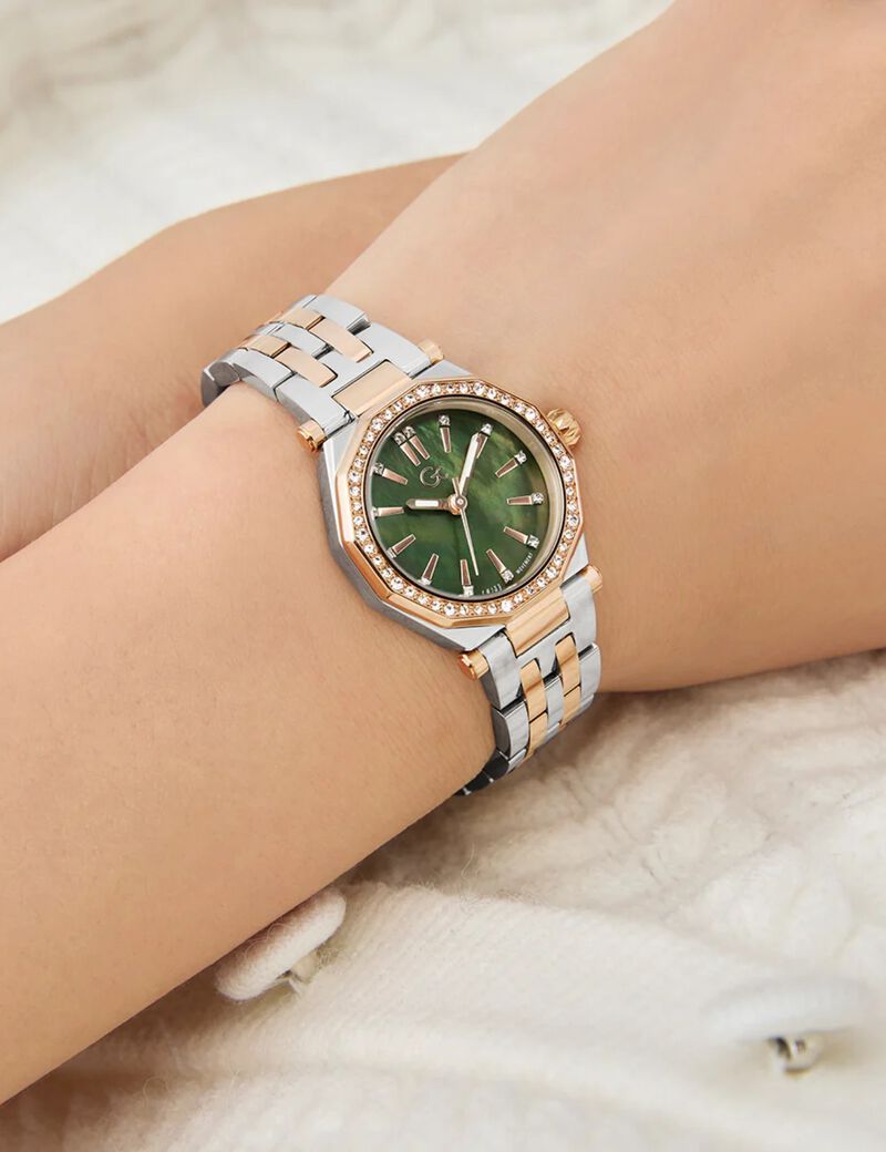 Gc Gleam metal dual tone watch
