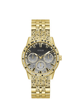 Gold And Black Multifunction Watch