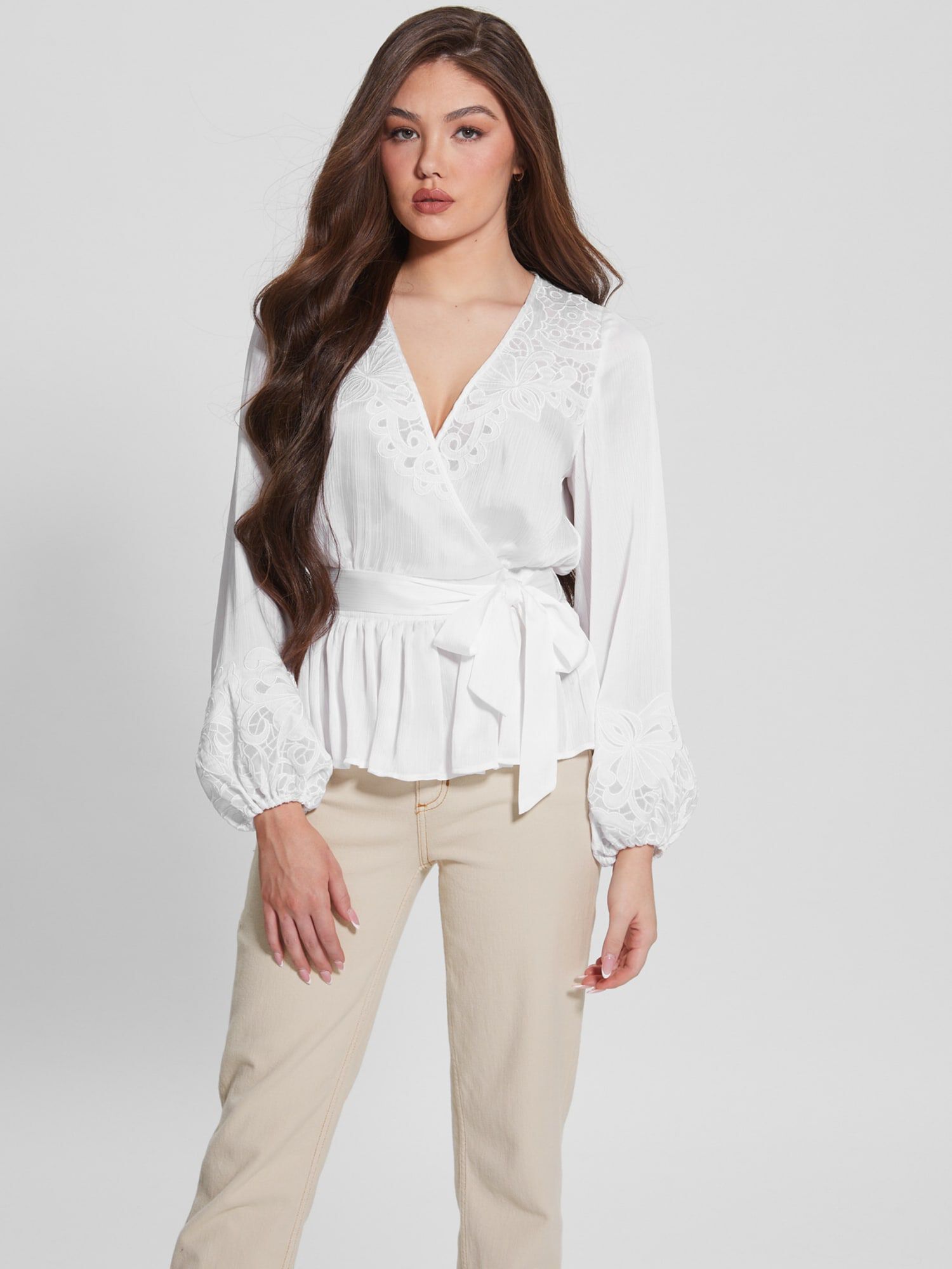 Shop GUESS Online Peplum Top