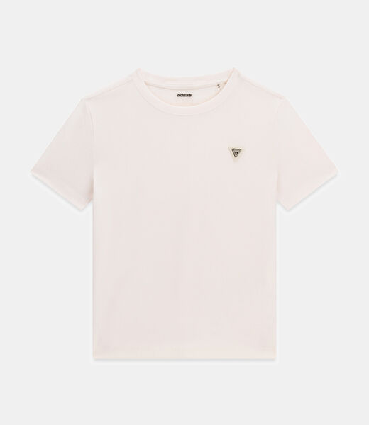 Triangle logo stretch t-shirt