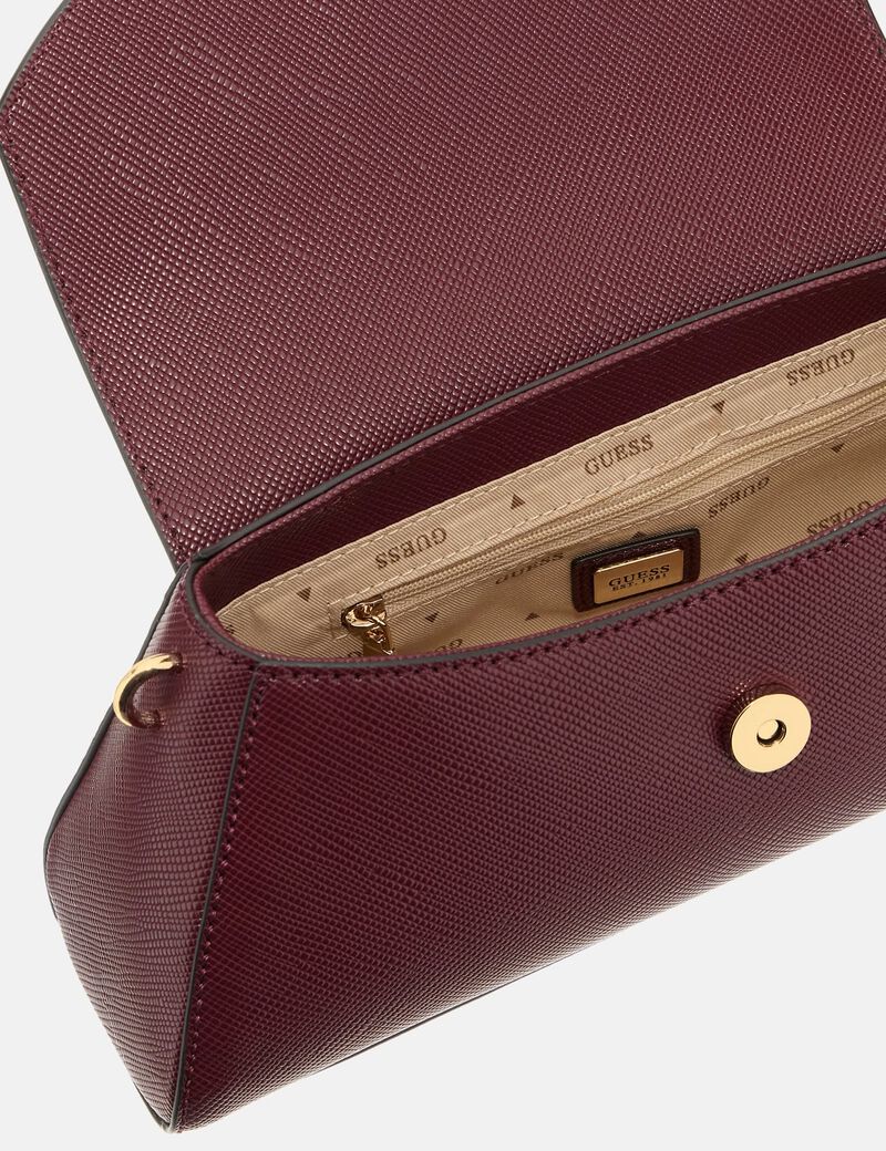 Bolena saffiano mini shoulder bag