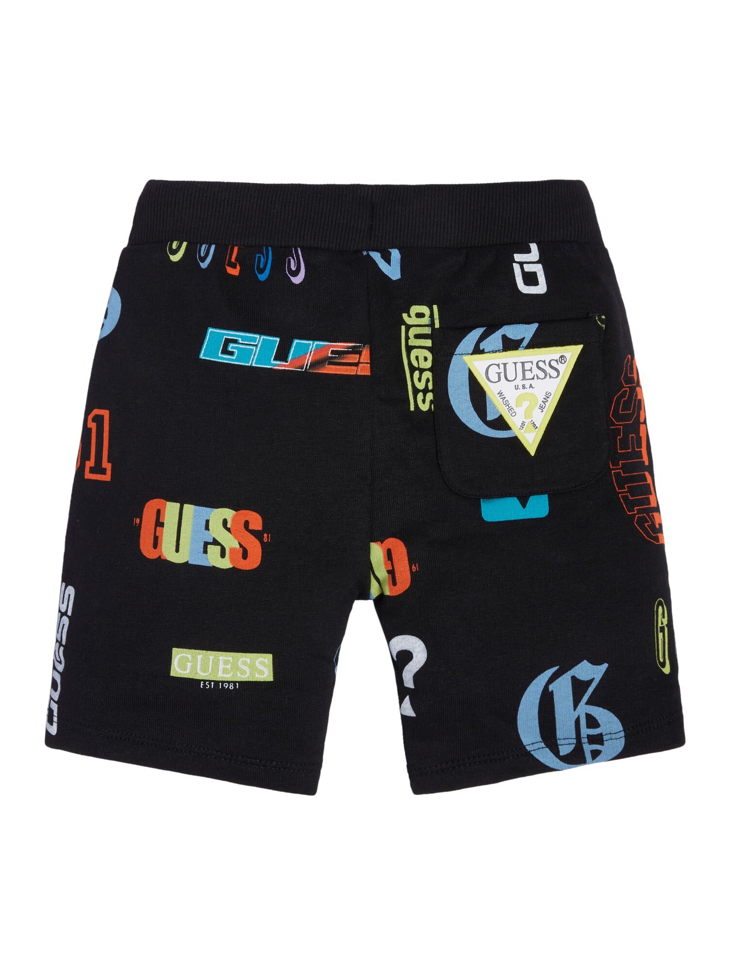 Shop GUESS Online Graphic Logo Shorts