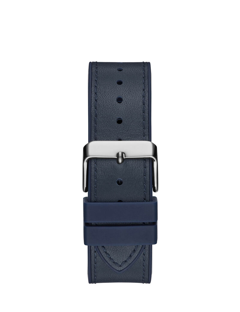 ساعة يد كرونوغراف باللون الأزرق