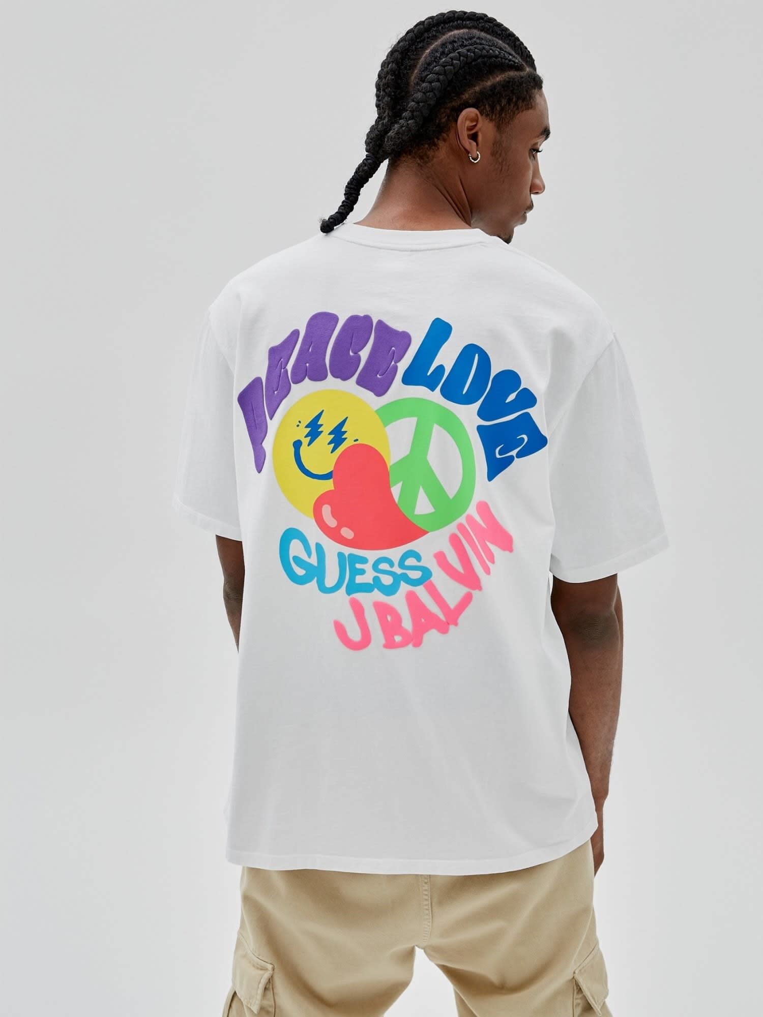 Guess j balvin t shirt top