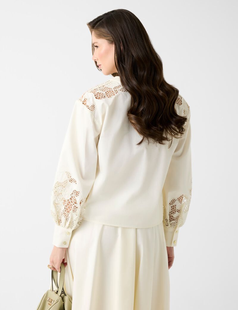 SONIA EMBROIDERED LS SHIRT