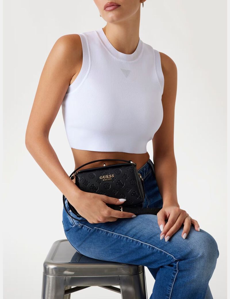 Phoebe 4G Peony Logo Mini Crossbody Bag