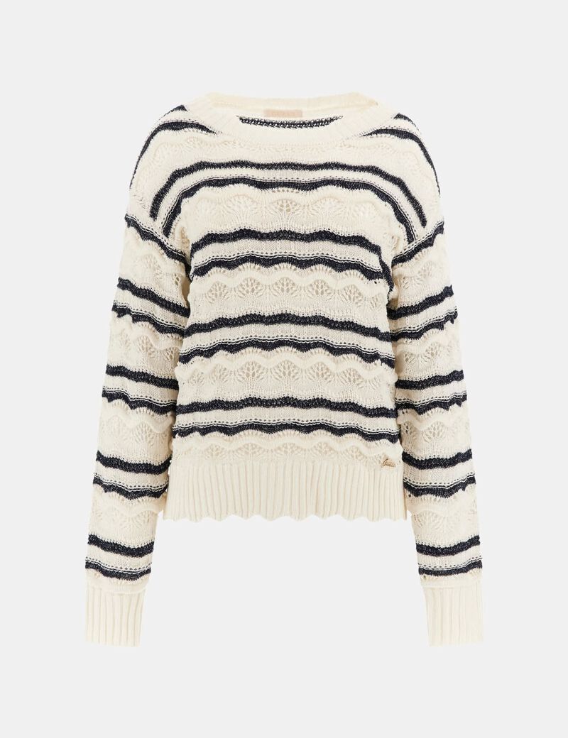 سترة محبوكة مفتوحة