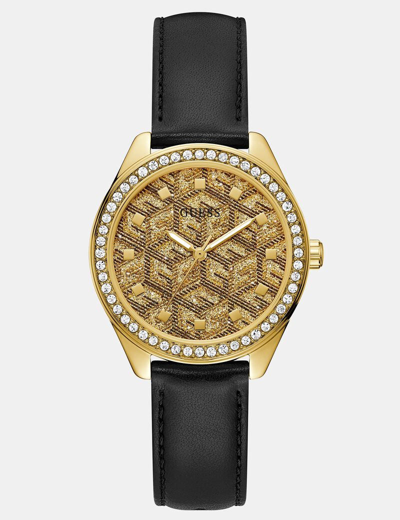 Analogue watch with G Cube logo detail