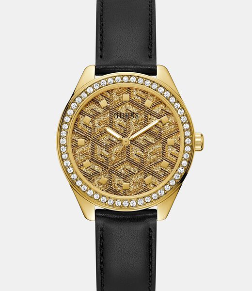 Analogue watch with G Cube logo detail