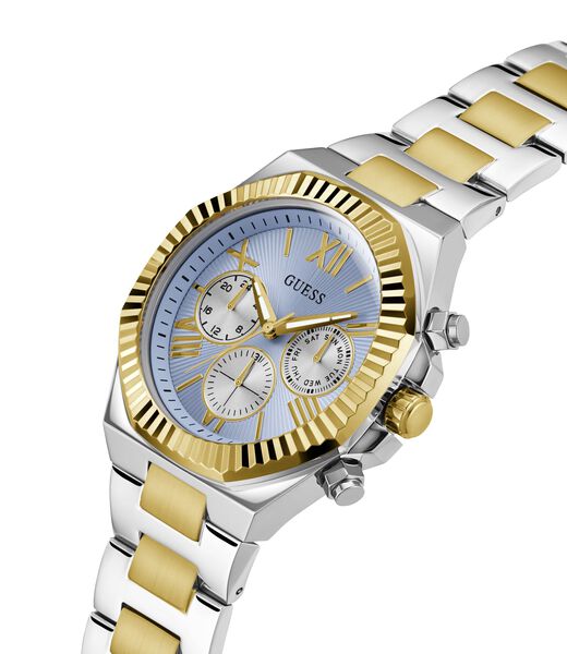 Stainless steel multi-function watch