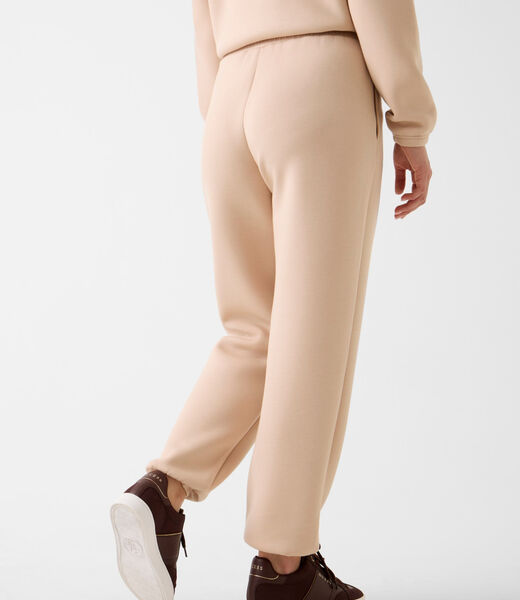 Rhinestone logo joggers