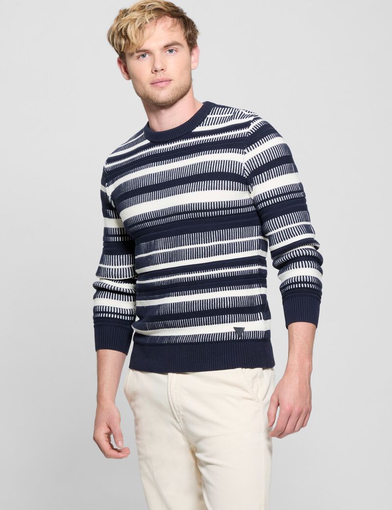 Regular-fit striped sweater