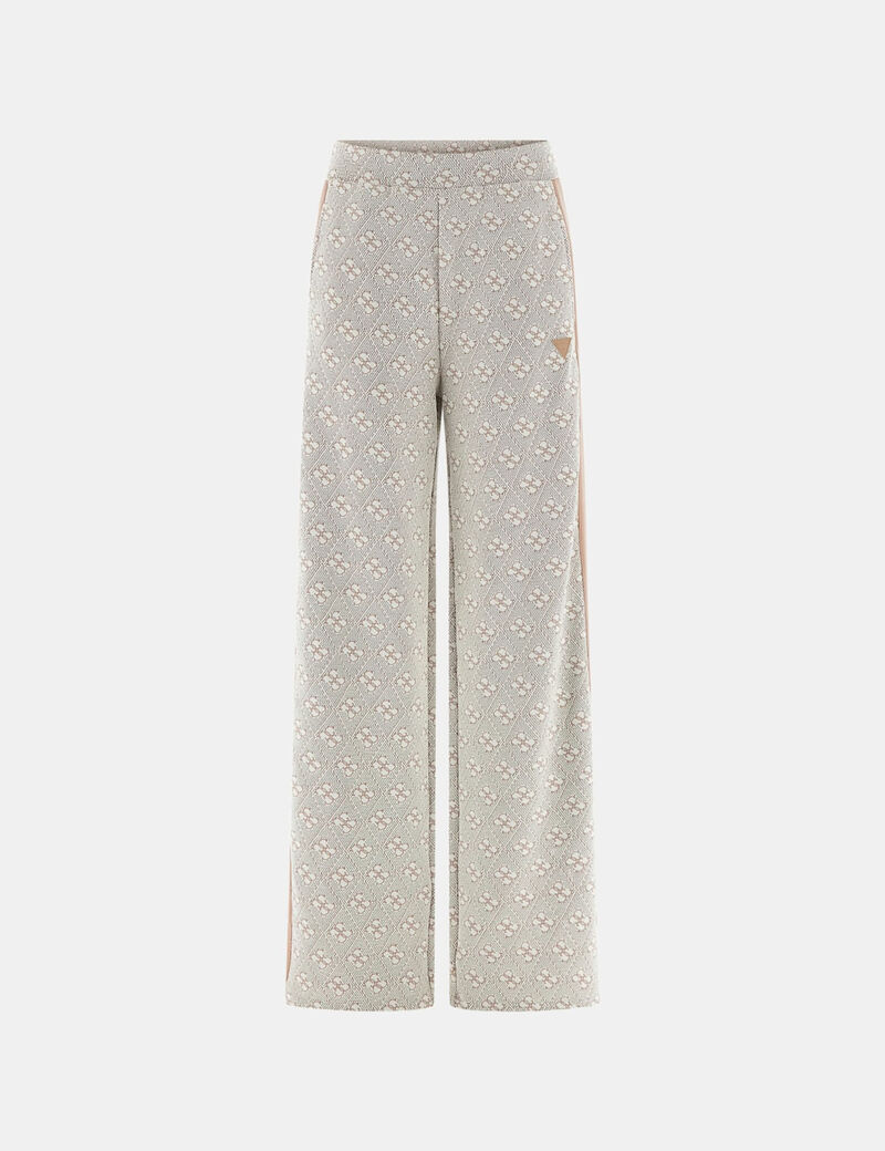 guess flared ribbed sweatpants