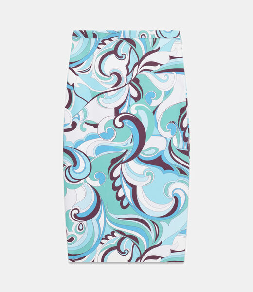 Marciano all over print midi skirt