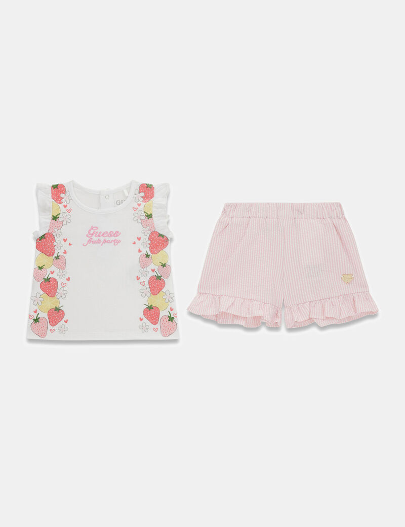SET SS T-SHIRT+SEERSUCKER SHOR