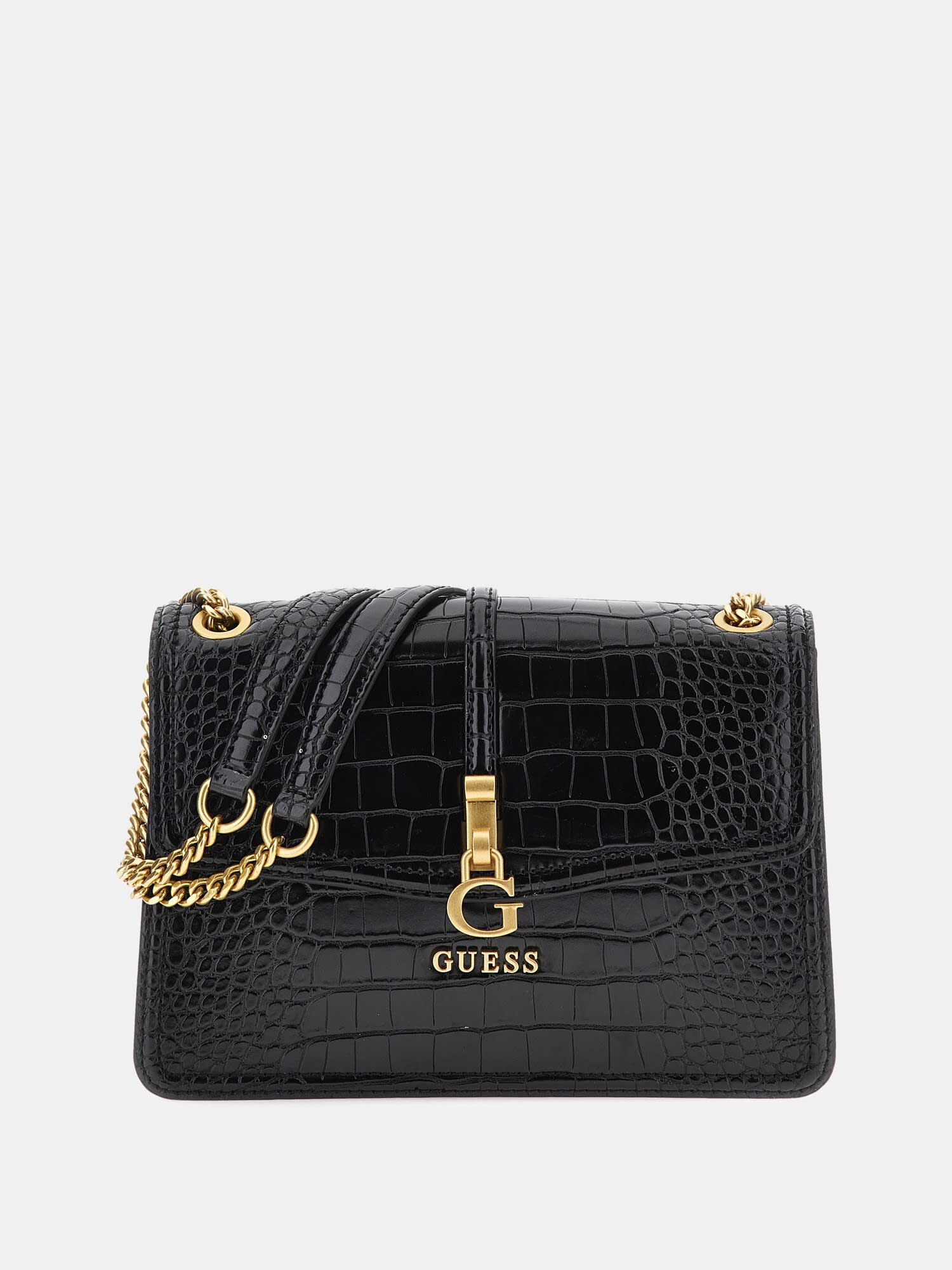 Guess black crossbody top