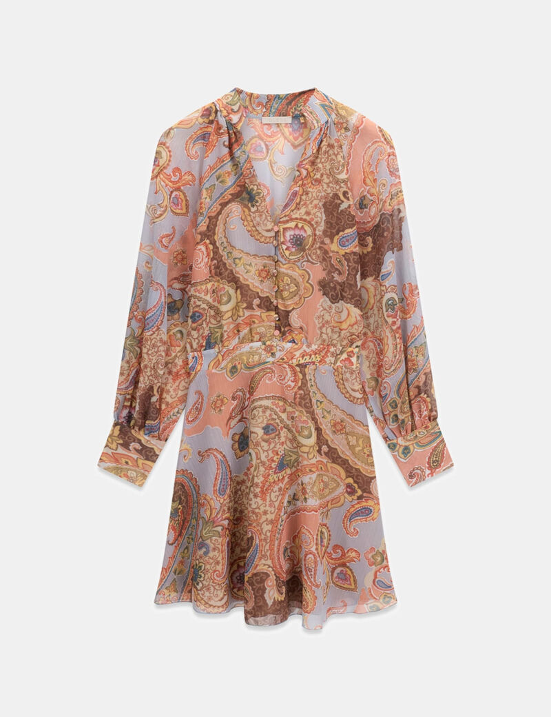 Paisley print dress&nbsp;