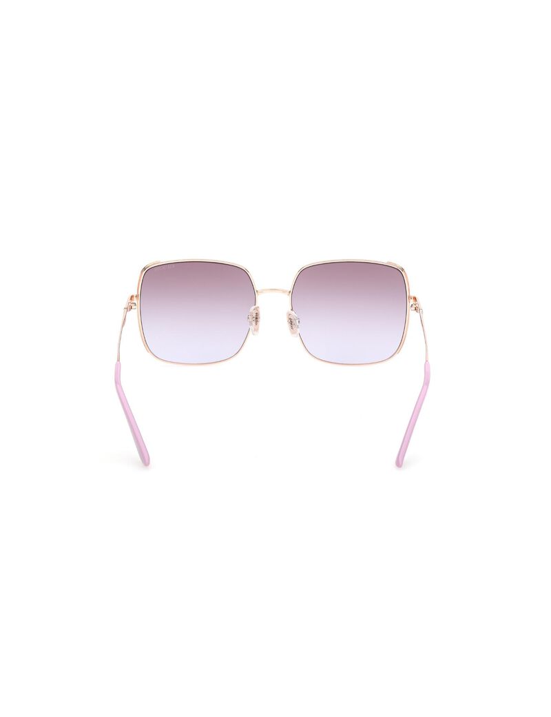 Butterfly beige gradient smoke sunglasses